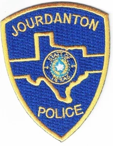 Jourdanton Police Texas hat patch (approx. 2.9 x2.2 inches) - Picture 1 of 1