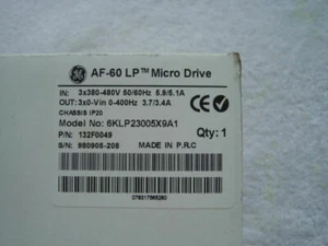 NIB GE AF-60 LP 2HP Micro Drive     6KLP23005X9A1 - Picture 1 of 1