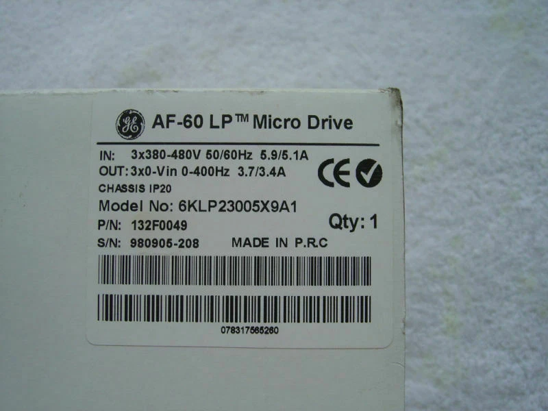 NIB GE AF-60 LP 2HP Micro Drive     6KLP23005X9A1 - Image 1 of 1