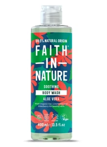 2 x 400 ml Faith In Nature Natural Aloe Vera Duschgel, verjüngend, vegan - Bild 1 von 1