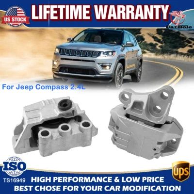 Motor y transmisión 2X Montaje para Jeep Renegade Compass Fiat 500X 2.4 2015-2020 Foto 1 de 4