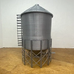 1/64 New Ray Ertl (2011) Grain Bin Farm Toy 10" Plastic Metal Look Replacement - Picture 1 of 12