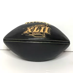 2008 Official NFL Football SuperBowl XLII AZ Giants Patriots Embroidered Ball - Picture 1 of 6
