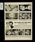1953 World's Famous Nursery I love Lucy Lucille Ball annonce imprimée vintage 015784