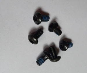 BIKE DISC BRAKE ROTOR BOLTS TORX T25 M5x9MM STEEL SCREWS BLACK - Picture 1 of 4