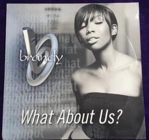 Brandy What About Us Vinyl Record Single - Picture 1 of 5