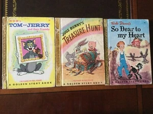 Golden Story Books,Tom and Jerry,Bugs Bunny, Disney’s Dear to My Heart-movie  - Picture 1 of 12