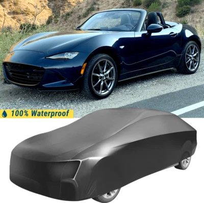 Car Cover All-Weather 100% Waterproof For 1989-2005 Mazda Miata MX-5 Custom Foto 1 de 4