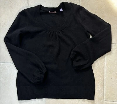 Suéter para mujer Cullen 100 % cachemir color negro talla M Foto 1 de 4