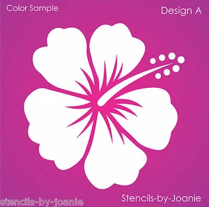 Stencil Hibiscus Flower A Beach Tropical Aloha Garden Art Craft Signs U Paint - Picture 1 of 5