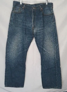 Levi's 501 Original Fit Herren Jeans Blau 40x30 Straight Leg Classic Style - Bild 1 von 10