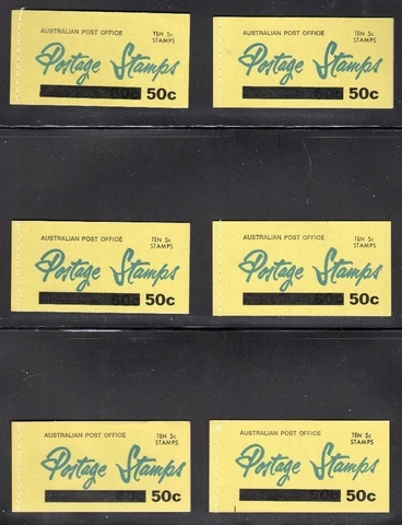 Australia 1967 - 50c Booklets - SG# SB40 - Pfeffer B101A-6A - Edition V 67/2 Cover