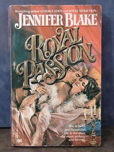 Royal Passion - By Blake, Jennifer - 1986 over size Paperback. Romance H241 - Picture 1 of 2