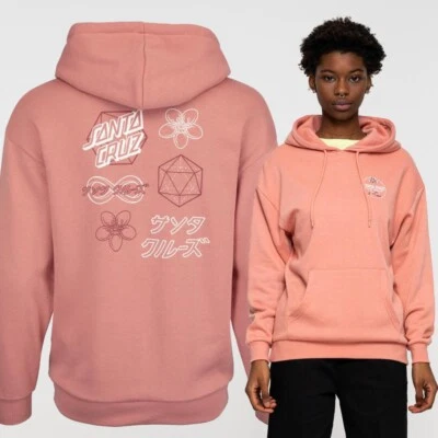 SANTA CRUZ  Womens Infinity Hoodie. Size 8. Skateboard / Surf  Pink Amethyst - Изображение 1 из 4