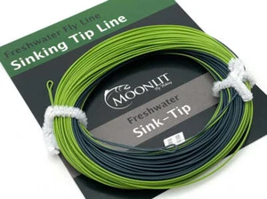 Moonlit Floating Line Medium Sink Tip S3 Fly Line Dark Grey/Olive 2.5-4.0 ips - Picture 1 of 2