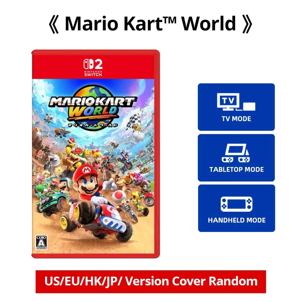 Nintendo Switch 2 Mario Kart World | Official Physical Game Card Racing Party - Image 1 of 4