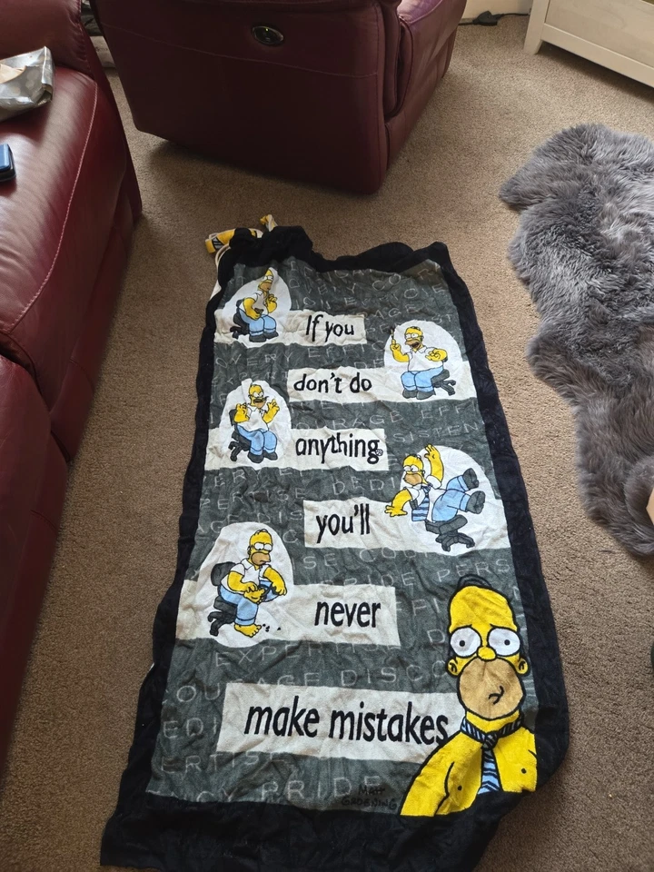 the simpsons beach towel and carry bag - Image 1 of 1