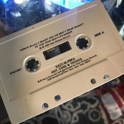 Salt 'N Pepa - Hot Cool & Vicious Cassette Audio Tape Pop Hip Hop Vintage - Image 1 of 4