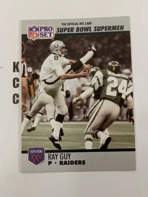 1990 NFL Pro Set #116 Ray Guy Oakland Raiders - Image 1 of 2