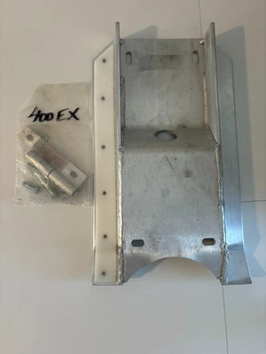 USED Honda Aluminum Swing Arm SkPlate w/ Hardware 1999-2008 TRX400EX DS - Image 1 of 4