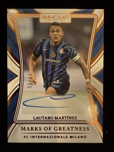 2024-25 Immacolata Calcio Lautaro Martinez Auto 22/25 Autografo Inter Milan - Foto 1 di 2