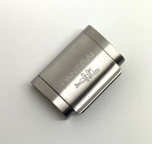 Panerai 26 mm Gebürsteter Edelstahl Schwein Tauchen Faltschließe Authentisch OEM - Bild 1 von 11