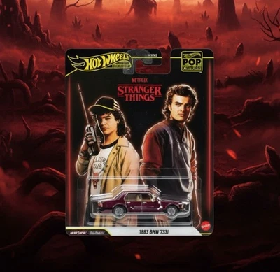 Hot Wheels Premium Pop Culture Stranger Things 1983 BMW 733i NEW IN HAND - Immagine 1 di 2