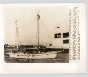 Earl Reynolds YACHT PHOENIX Japan nach Honolulu Reise Vintage 1954 Pressefoto - Bild 1 von 2