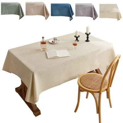 Stylish and Functional 100X100cm Waterproof Tablecloth Stain Resistant - Image 1 of 4