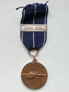 FINLAND / FINNISH CONTINUATION WAR MEDAL 1941 - 1945 Clasp LAPIN SOTA - Picture 1 of 2