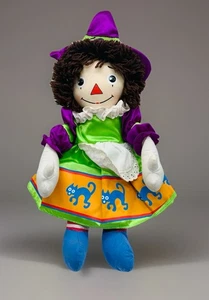 Hexe Raggedy Ann Dakin Storybook Friends 2001 #09467/10.000 Ltd Halloween Puppe - Bild 1 von 12
