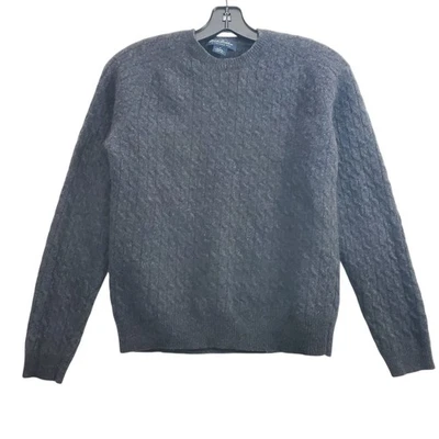 BROOKS BROTHERS Sweater Womens Medium Gray Pullover Wool Cashmere Blend Preppy - Image 1 of 4