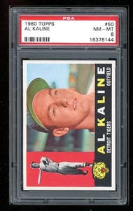 1960 Topps #50 Al Kaline PSA 8 - Picture 1 of 2