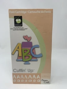 Cricut Cuttin' Up Cartuccia Font Lettere Numeri 29-0288 Provo - Foto 1 di 4