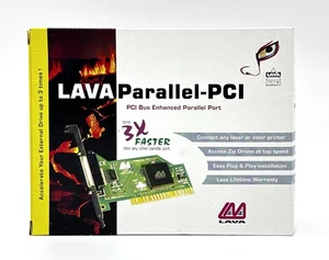 Parallel PCI Adapter by Lava MOKO L72.1 Vintage 1998 Original Box SHIPS FAST - Picture 1 of 15