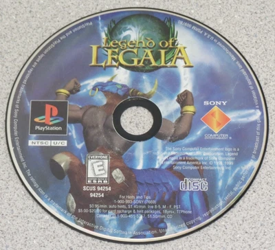 Playstation Legend of Legala - 1999 - disc only - Image 1 of 2
