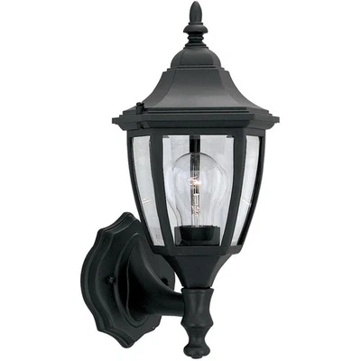 Linterna de pared exterior negra de 14 pulgadas Designers Fountain 2462-BK Builder 1 luz Foto 1 de 2