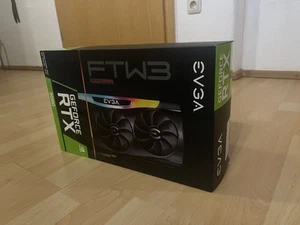 EVGA NVIDIA GEFORCE RTX 3080 FTW3 ULTRA 10GB GDDR6X OVP TOP EU SHIPPING - Afbeelding 1 van 8