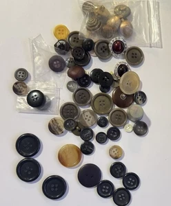 Burberry Buttons Lot Over 50 Buttons - Picture 1 of 6