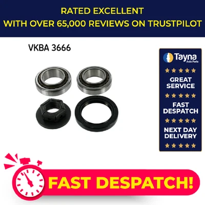 Kit de cojinete de rueda compatible con FORD KA 1.3 trasero 96 a 08 SKF 1375743 6199622 5U7J1A049AA Foto 1 de 4