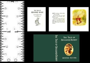 1:12  SCALE MINIATURE BOOK BEATRIX POTTER THE TALE OF BENJAMIN BUNNY - Picture 1 of 1