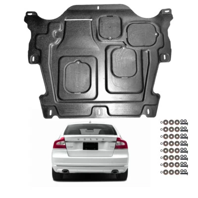 For Volvo S80 2013-2015 Under Engine Splash Guards Front Engine Mud Flaps - Image 1 of 4
