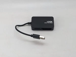 Logik LCR2023 USB 2.0 memory card reader black - Afbeelding 1 van 8