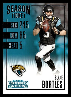 Blake Bortles 2016 Panini Contenders #95 Jacksonville Jaguars - Image 1 of 2