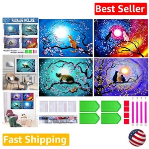 4 Pack Diamond Painting Kits - 12x16 inch - Gem Art for Home Wall Decoration - Picture 1 of 9