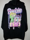 Barbie Mattel Sweatshirt Hoodie Kalifornien Traum rosa Auto Freunde Musik groß