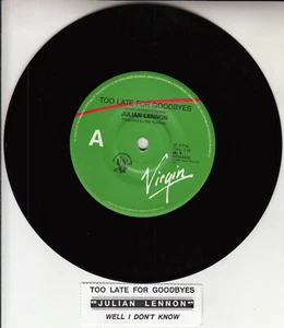 JULIAN LENNON Too Late For Goodbyes & Well I Don't Know 7" 45 rpm record NEW - Picture 1 of 2