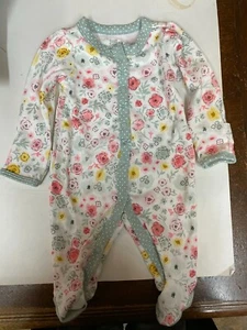 Just One You Floral Footed Playsuit Size NB - Picture 1 of 3