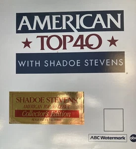 American Top 40 8-13-88 Shadoe Stevens DEBUT Elton John Richard Marx - Picture 1 of 1