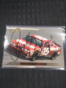 1993 Action Packed Geoff Bodine Autographed Nascar Racing Card